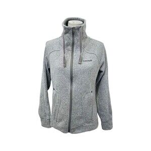 Avalanche Woman’s Jacket Grey Full Zip Fleece Lined Outerwear Size Medium